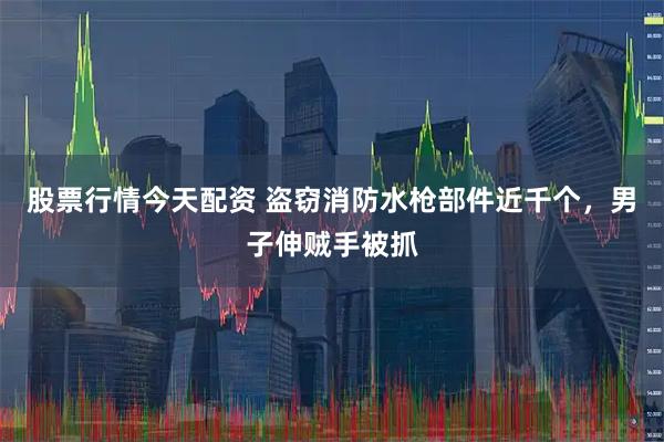 股票行情今天配资 盗窃消防水枪部件近千个，男子伸贼手被抓